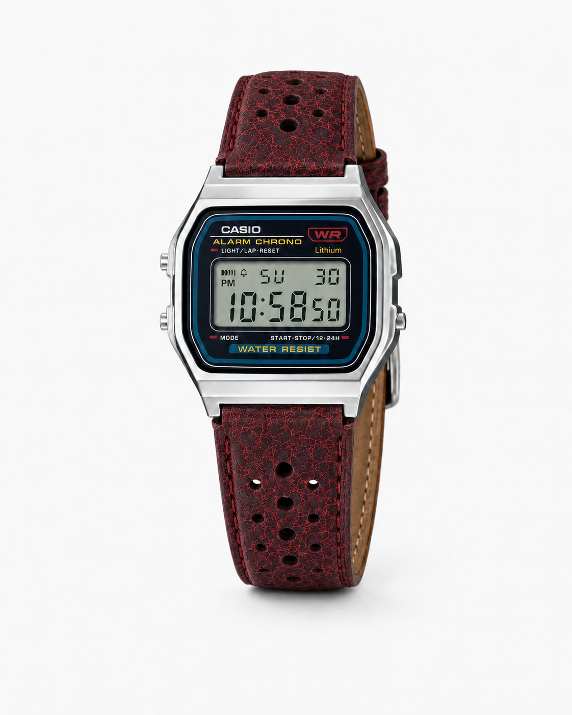 Road Runner Kırmızı Rengi %100 Hakiki Deri El Yapımı Kordon